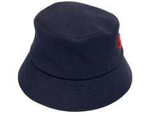 画像をギャラリービューアに読み込む, CHANEL シャネル バケットハット ココマーク ビーズ 95955090 ネイビーコ 紺 シルク 100% ランク 美品 中古 4b010157