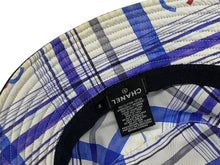 画像をギャラリービューアに読み込む, CHANEL シャネル バケットハット ココマーク ビーズ 95955090 ネイビーコ 紺 シルク 100% ランク 美品 中古 4b010157