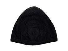Load image into Gallery viewer, CHROME HEARTS クロムハーツ ビーニー サーマル ニット帽 2238 304 2209 ホースシュー アメリカ製 コットン ブラック 美品 中古 4b010159