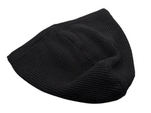 Load image into Gallery viewer, CHROME HEARTS クロムハーツ ビーニー サーマル ニット帽 2238 304 2209 ホースシュー アメリカ製 コットン ブラック 美品 中古 4b010159