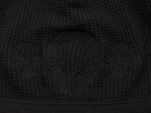 Load image into Gallery viewer, CHROME HEARTS クロムハーツ ビーニー サーマル ニット帽 2238 304 2209 ホースシュー アメリカ製 コットン ブラック 美品 中古 4b010159