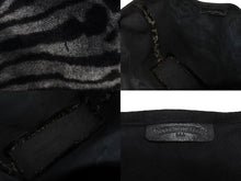 Load image into Gallery viewer, CHROME HEARTS クロムハーツ FS TOTE BLACK LEOPARD レオパード トートバッグ ブラック 美品 中古 4b010161