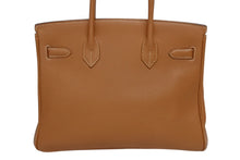 Load image into Gallery viewer, 極美品 HERMES エルメス バーキン30 ハンドバッグ トゴ ゴールド シルバー金具 ☐I刻印 中古 4b010162