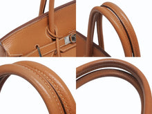 Load image into Gallery viewer, 極美品 HERMES エルメス バーキン30 ハンドバッグ トゴ ゴールド シルバー金具 ☐I刻印 中古 4b010162