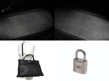 Load image into Gallery viewer, 新品同様 HERMES エルメス ケリー 40 ハンドバッグ 2WAY ブラック 内縫い トゴ シルバー金具 ◻︎H刻印 中古 4b010164
