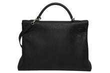 Load image into Gallery viewer, 新品同様 HERMES エルメス ケリー 40 ハンドバッグ 2WAY ブラック 内縫い トゴ シルバー金具 ◻︎H刻印 中古 4b010164