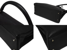 Load image into Gallery viewer, 新品同様 HERMES エルメス ケリー 40 ハンドバッグ 2WAY ブラック 内縫い トゴ シルバー金具 ◻︎H刻印 中古 4b010164