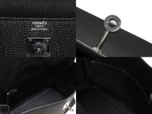 Load image into Gallery viewer, 新品同様 HERMES エルメス ケリー 40 ハンドバッグ 2WAY ブラック 内縫い トゴ シルバー金具 ◻︎H刻印 中古 4b010164