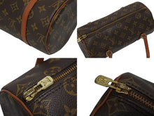 画像をギャラリービューアに読み込む, LOUIS VUITTON ルイヴィトン パピヨン26 ハンドバッグ モノグラム M51366 筒型 モノグラムキャンバス ブラウン 美品 中古 4b010166