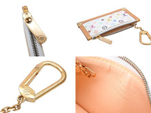 画像をギャラリービューアに読み込む, 新品同様 LOUISVUITTON ルイヴィトン ポシェットクレコインケース M92655 モノグラムマルチカラー 村上隆 ホワイト 中古 4b010167