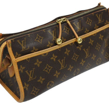 Load image into Gallery viewer, LOUIS VUITTON ルイヴィトン ポパンクール ロン ショルダーバッグ M40008 ヌメ革 レザー ゴールド金具 ブラウン 美品 中古 4b010175