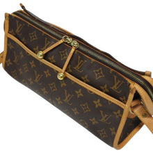 Load image into Gallery viewer, LOUIS VUITTON ルイヴィトン ポパンクール ロン ショルダーバッグ M40008 ヌメ革 レザー ゴールド金具 ブラウン 美品 中古 4b010175