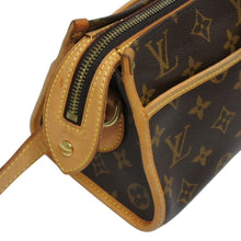 Load image into Gallery viewer, LOUIS VUITTON ルイヴィトン ポパンクール ロン ショルダーバッグ M40008 ヌメ革 レザー ゴールド金具 ブラウン 美品 中古 4b010175