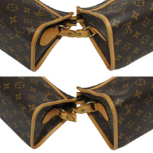 Load image into Gallery viewer, LOUIS VUITTON ルイヴィトン ポパンクール ロン ショルダーバッグ M40008 ヌメ革 レザー ゴールド金具 ブラウン 美品 中古 4b010175
