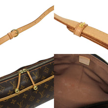 Load image into Gallery viewer, LOUIS VUITTON ルイヴィトン ポパンクール ロン ショルダーバッグ M40008 ヌメ革 レザー ゴールド金具 ブラウン 美品 中古 4b010175