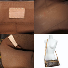 Load image into Gallery viewer, LOUIS VUITTON ルイヴィトン ポパンクール ロン ショルダーバッグ M40008 ヌメ革 レザー ゴールド金具 ブラウン 美品 中古 4b010175