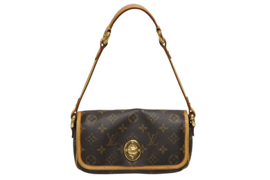 極美品 LOUIS VUITTON ルイヴィトン モノグラム ティカルPM ワンショルダーバッグ M40078 ブラウン ゴールド金具 中古 4b010176
