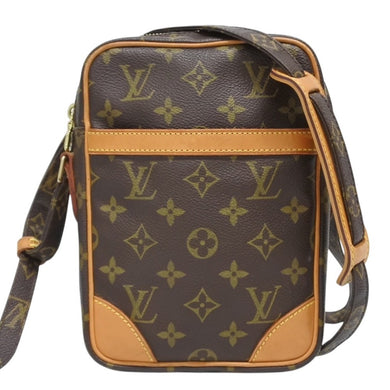 LOUIS VUITTON ルイヴィトン モノグラム ダヌーブ ショルダーバッグ M45266 ゴールド金具 ロゴ 美品 中古 4b010177