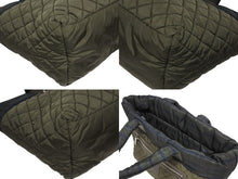 Load image into Gallery viewer, 極美品 CHANEL シャネル コココクーン トート ハンドバッグ 18番台 ココマーク カーキ シルバー金具 中古 4b010180