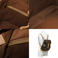 Load image into Gallery viewer, LOUIS VUITTON ルイヴィトン モンスリMM バックパック M51136 ブラウン モノグラム PVC ゴールド金具 美品 中古 4b010183