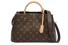 Load image into Gallery viewer, 極美品 LOUIS VUITTON ルイヴィトン モンテーニュBB モノグラム ハンドバッグ M41055 ブラウン 中古 4b010186