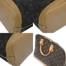 Load image into Gallery viewer, LOUIS VUITTON ルイ ヴィトン アルマPM ハンドバッグ M51130 モノグラム PVC ブラウン ゴールド金具 美品 中古 4b010187