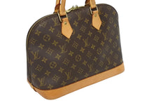 Load image into Gallery viewer, LOUIS VUITTON ルイ ヴィトン アルマPM ハンドバッグ M51130 モノグラム PVC ブラウン ゴールド金具 美品 中古 4b010190