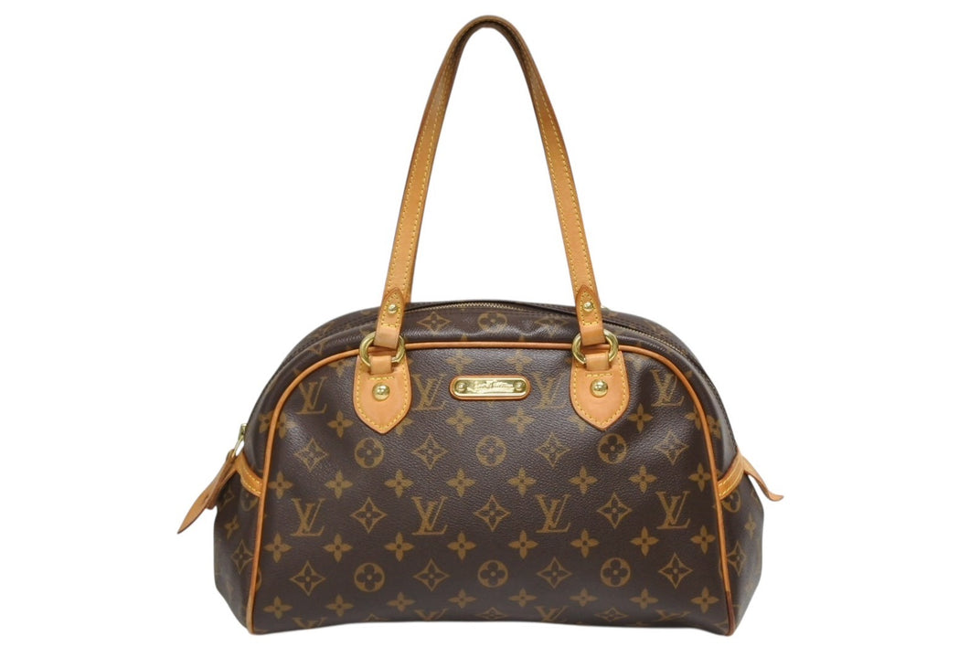 LOUIS VUITTON ルイヴィトン ハンドバッグ モントルグイユPM モノグラムキャンバス M95565 ゴールド金具 美品 中古 4b010196