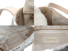 Load image into Gallery viewer, CHANEL シャネル ショルダーバッグ 13番台 ココマーク スパンコール ストロー ゴールド ベージュ マットゴールド金具 美品 中古 4b010207