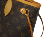 画像をギャラリービューアに読み込む, LOUIS VUITTON ルイヴィトン ネヴァーフルPM トートバッグ M40155 モノグラム ブラウン レザー PVC ゴールド金具 美品 中古 4b010208