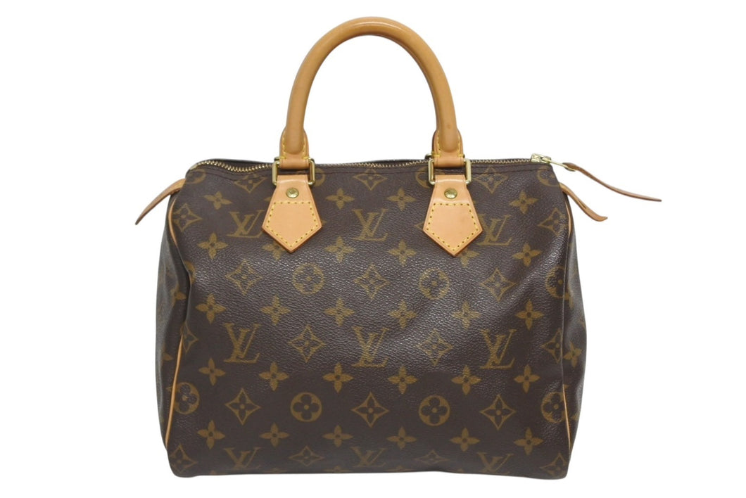 LOUIS VUITTON ルイヴィトン スピーディー25 ハンドバック M41528 モノグラム PVC レザー 中古 4b010212