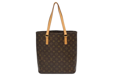 LOUIS VUITTON ルイヴィトン ヴァヴァンGM トートバッグ M51170 モノグラム PVC レザー ブラウン 美品 中古 4b010213