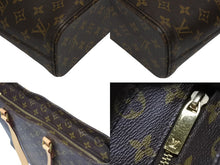 画像をギャラリービューアに読み込む, LOUIS VUITTON ルイヴィトン ルコ トートバッグ M51155 モノグラム ブラウン レザー PVC ゴールド金具 美品 中古 4b010214