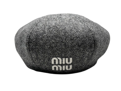 miumiu ベレー帽 黒 中古 miu miu – タグ 