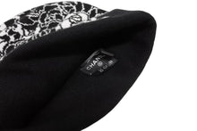 Load image into Gallery viewer, CHANEL シャネル ニットキャップ ビーニー カメリア AA9508B14321 ココマーク カシミヤ シルク ブラック 美品 中古 4b010225