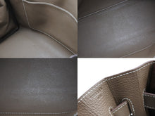 Load image into Gallery viewer, 新品同様 HERMES エルメス ショルダーバッグ ケリーメッセンジャーGM バッグ トゴ エトゥープ シルバー金具 W刻印 中古 4b010229