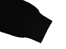 Load image into Gallery viewer, SAINT LAURENT サンローラン HOODED KNIT SWEATER 550312 YA2YU ネイビー コットン サイズ XL 美品 中古 4b010235