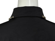 Load image into Gallery viewer, 極美品 Valentino ヴァレンチノ 襟ロック スタッズ ナイロンジャケット ブラック ナイロン サイズ 48 ブラック金具 中古 4b010237