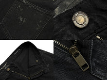 Load image into Gallery viewer, SAINT LAURENT サンローラン デニムパンツ ボトム 4b010238 ブラック 黒 コットン ポリウレタン 32 美品 中古 4b010238