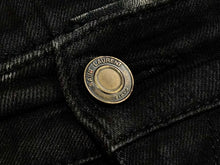 Load image into Gallery viewer, SAINT LAURENT サンローラン デニムパンツ ボトム 4b010240 ブラック 黒 コットン ポリウレタン 美品 中古 4b010240
