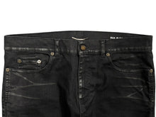 Load image into Gallery viewer, SAINT LAURENT サンローラン デニムパンツ ボトムス 622876 ブラック 黒 コットン レーヨン ポリウレタン 中古 4b010241
