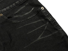 Load image into Gallery viewer, SAINT LAURENT サンローラン デニムパンツ ボトムス 622876 ブラック 黒 コットン レーヨン ポリウレタン 中古 4b010241