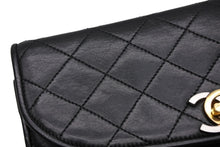 画像をギャラリービューアに読み込む, CHANEL シャネル パリ限定 ミニマトラッセ Wチェーン 23cm ショルダーバッグ ラウンド型 ブラック 美品 中古 4b010263