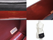 画像をギャラリービューアに読み込む, CHANEL シャネル パリ限定 ミニマトラッセ Wチェーン 23cm ショルダーバッグ ラウンド型 ブラック 美品 中古 4b010263