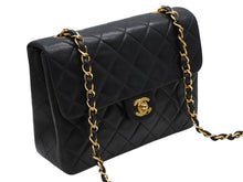 画像をギャラリービューアに読み込む, 極美品 CHANEL シャネル ミニマトラッセ20 ショルダーバッグ 2番台 ココマーク ブラック ラムスキン ゴールド金具 中古 4b010264