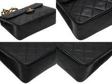 画像をギャラリービューアに読み込む, 極美品 CHANEL シャネル ミニマトラッセ20 ショルダーバッグ 2番台 ココマーク ブラック ラムスキン ゴールド金具 中古 4b010264