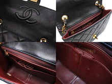 画像をギャラリービューアに読み込む, 極美品 CHANEL シャネル ミニマトラッセ20 ショルダーバッグ 2番台 ココマーク ブラック ラムスキン ゴールド金具 中古 4b010264