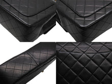 画像をギャラリービューアに読み込む, 極美品 CHANEL シャネル マトラッセ25 Wフラップ Wチェーンショルダーバッグ 14番台 ラムスキン シルバー金具 中古 4b010268