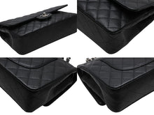 画像をギャラリービューアに読み込む, 極美品 CHANEL シャネル マトラッセ25 Wフラップ Wチェーンショルダーバッグ AO1112 13番台 キャビアスキン シルバー金具 中古 4b010269