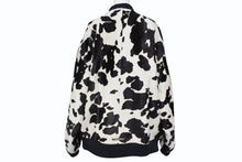 画像をギャラリービューアに読み込む, 極美品 CHROME HEARTS クロムハーツ ポニーヘア レザーボンバージャケット ブラック ホワイト サイズXL 中古 4b010280